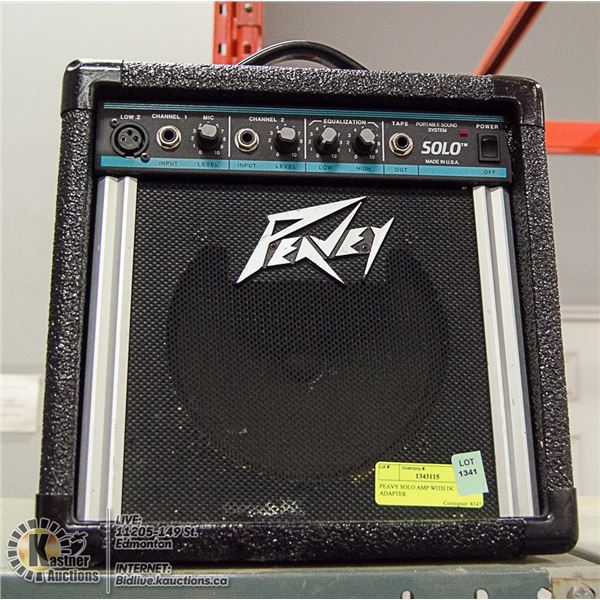 PEAVY SOLO AMP WITH DC ADAPTER
