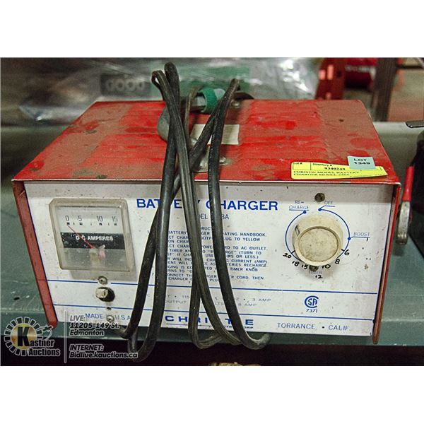 CHRISTIE MODEL BATTERY CHARGER MODEL 248A