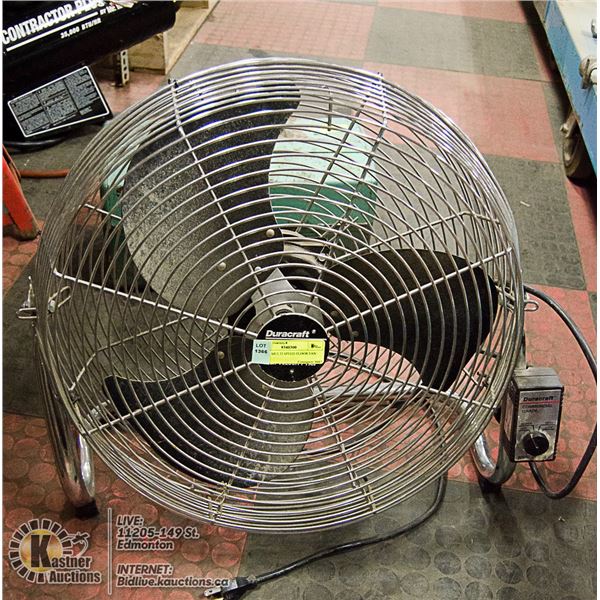 METAL MULTI SPEED FLOOR FAN