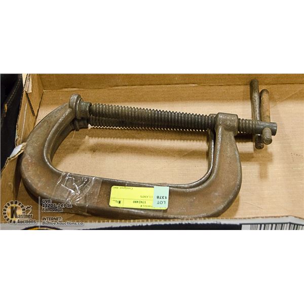 2 LARGE C- CLAMPS