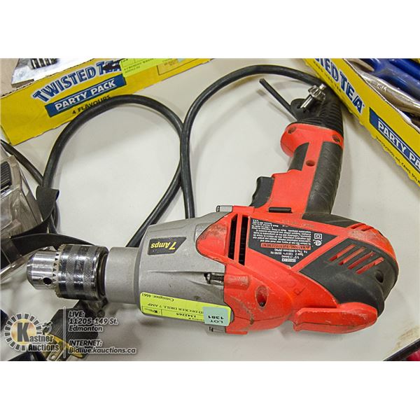 BLACK AND DECKER DRILL 7 AMP