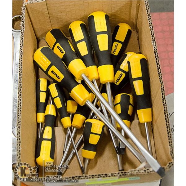 14 PIECE FULLER SCREW DRIVER SET