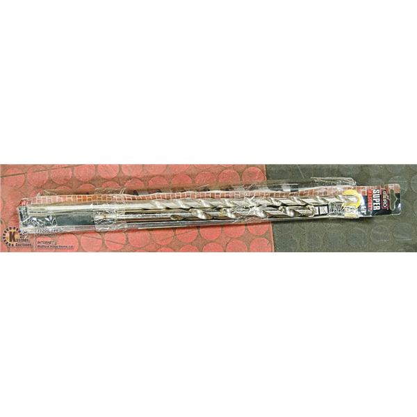 1IN 15/16 WOOD BITS 2 5\8 MASONARY BITS