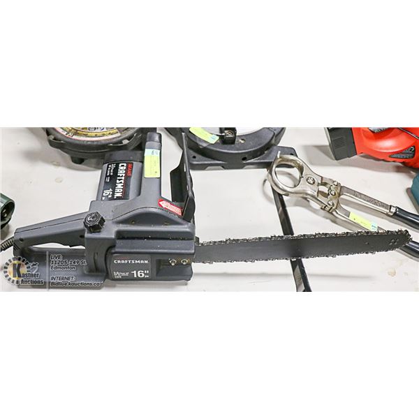 CRAFTSMAN 16 IN ELECTRIC CHAIN SAW