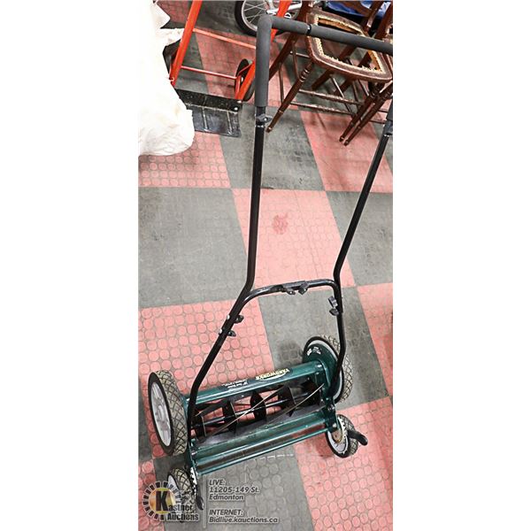 YARDWORKS 18 IN REEL MOWER