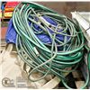 Image 1 : PALLET OF BAY DOOR SKIRTING AND HOSES LOT