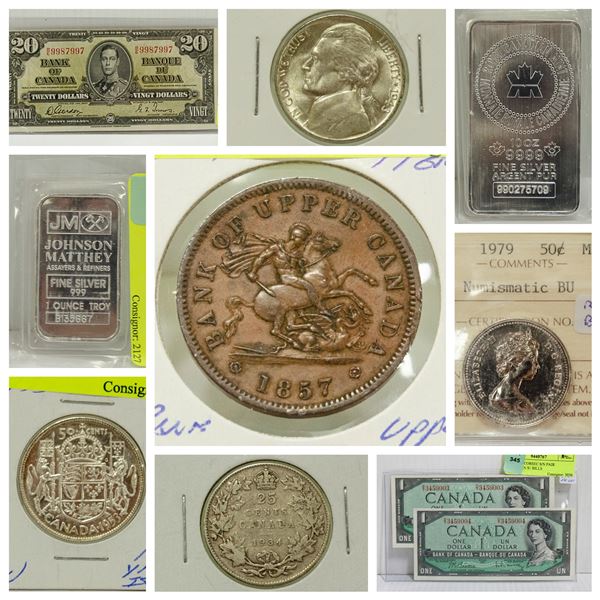 FEATURED COINS AND CURRENCY