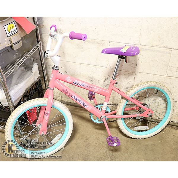 RAZZLE MOVELO GIRLS PINK BIKE