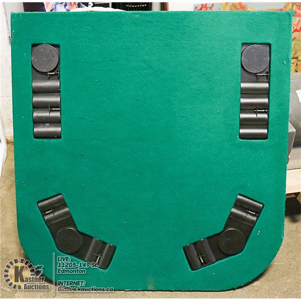PORTABLE FOLDING POKER TABLE