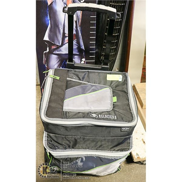 SWISS GLACIER PACK W/ DETACHABLE ROLLING CART