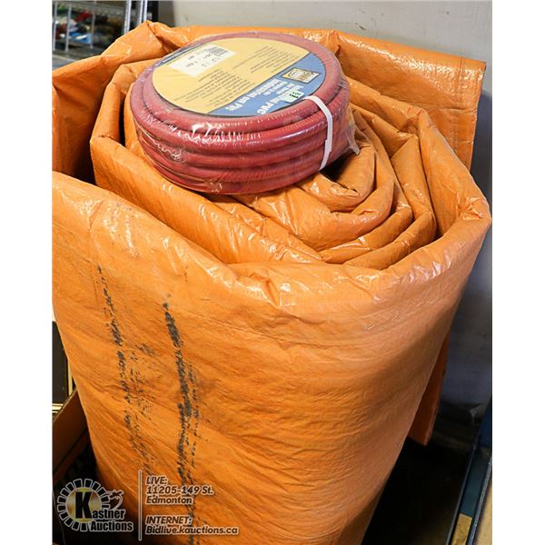 PVC AIR HOSE SOLD WITH LARGE INSULATED TARP