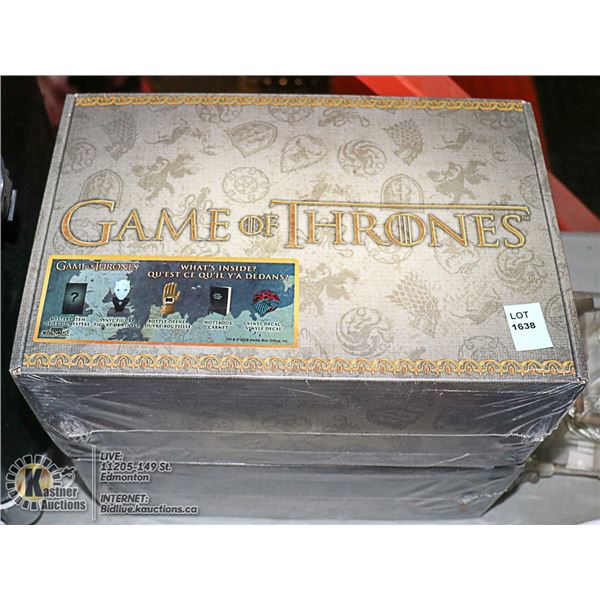 LOT OF 2 GAMES OF THRONES MYSTERY PACKS