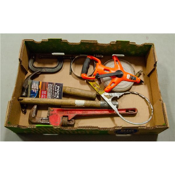 FLAT OF TOOLS INCL. PROCORE 30M-100FT LONG
