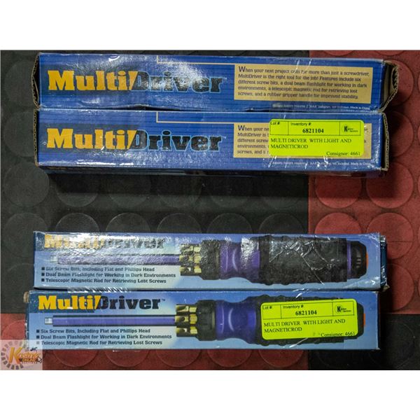 MULTI DRIVER  WITH LIGHT AND MAGNETIC ROD