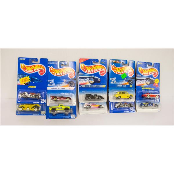 BAG LOT OF COLLECTORS HOT WHEELS CARS