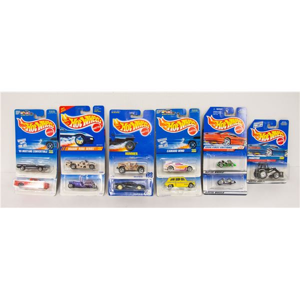 BAG LOT OF COLLECTIBLE HOT WHEELS DIE CAST LOT