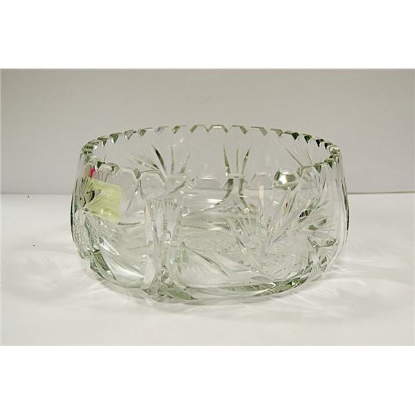 PINWHEEL CRYSTAL BOWL