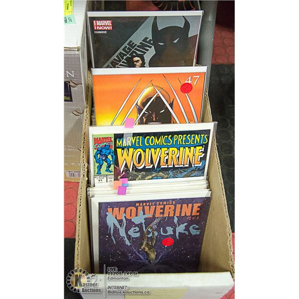 BOX OF WOLVERINE COMICS 90 ISSUES NUMEROUS