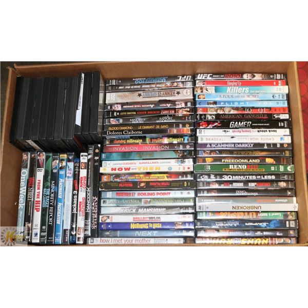 BOX OF DVD'S