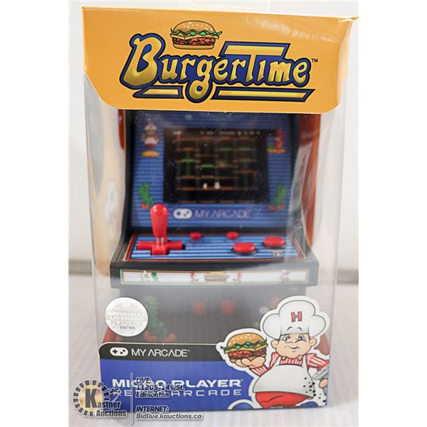 MY ARCADE BURGER TIME MICRO ARCADE ELECTRONIC