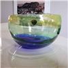 Image 1 : KUSAK CRYSTAL UNIVERSE ART GLASS BOWL