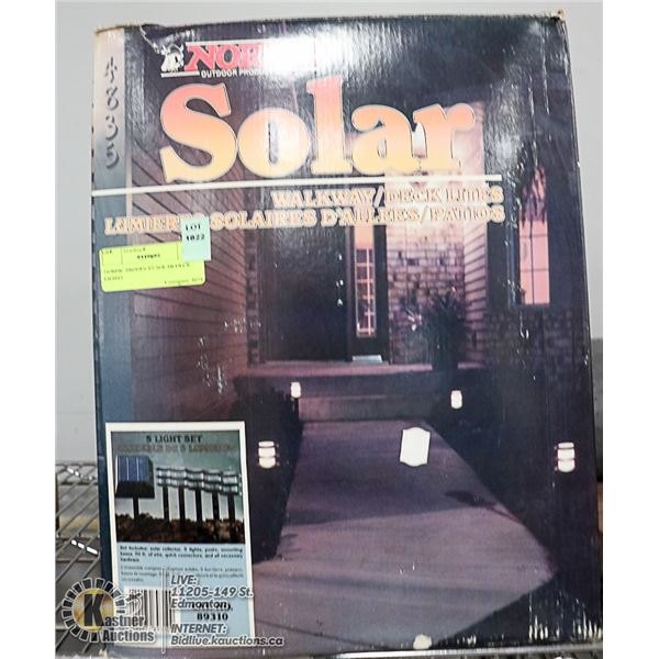 NORDIC PRODUCTS SOLAR DECK LIGHTS