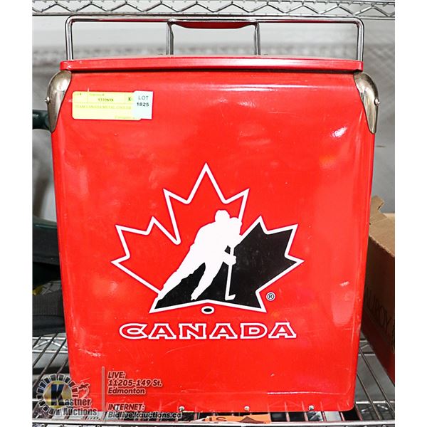 TEAM CANADA METAL COOLER