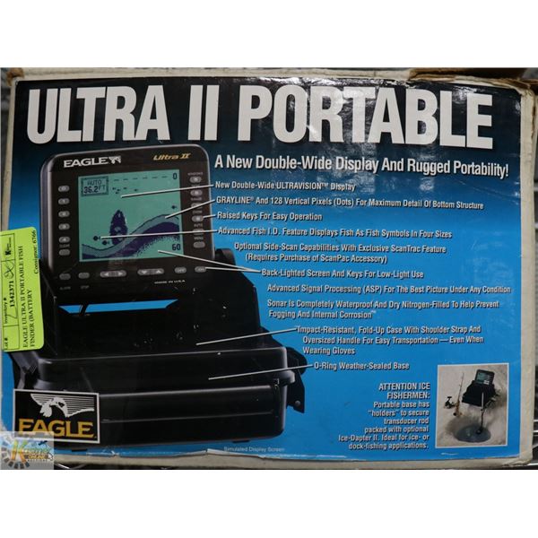 EAGLE ULTRA II PORTABLE FISH FINDER (BATTERY