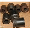Image 1 : BOX WITH HEAVY DUTY IMPACT SOCKETS LARGE SIZES