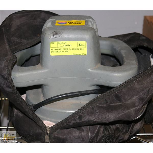 MOTORIST POWER CAR POLISHER / BUFFER IN A CASE