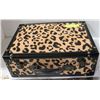 Image 1 : NEW SOLID LEOPARD DECORTIVE TINY SUITCASE- PIER 1