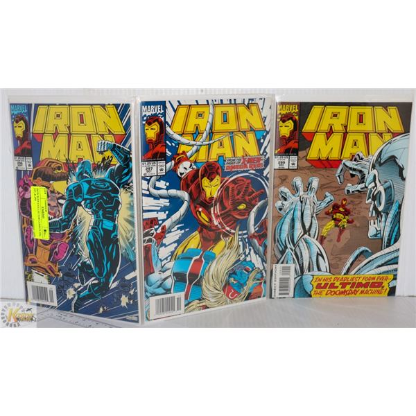 IRON MAN COLLECTOR COMICS 296, 297, & 299
