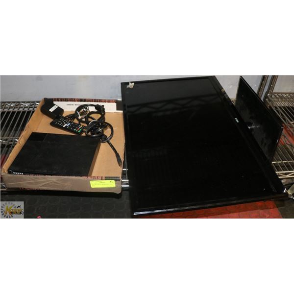 RCA 28" LED TV & SONY BLU RAY DVD