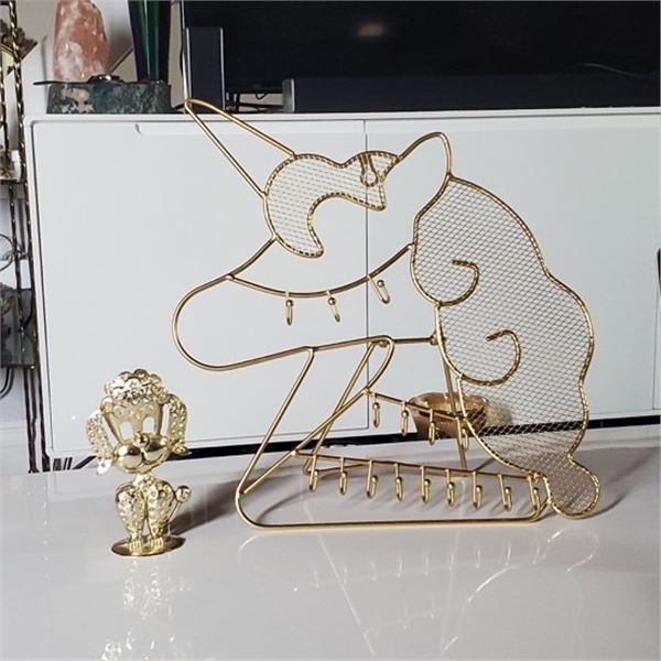 BRASS METAL JEWELRY HOLDERS