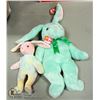 Image 1 : MEDIUM TY BEANIE BUNNY WITH SMALL BUNNY