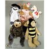 Image 1 : LOT OF 5 ASSORTED TY BEANIES