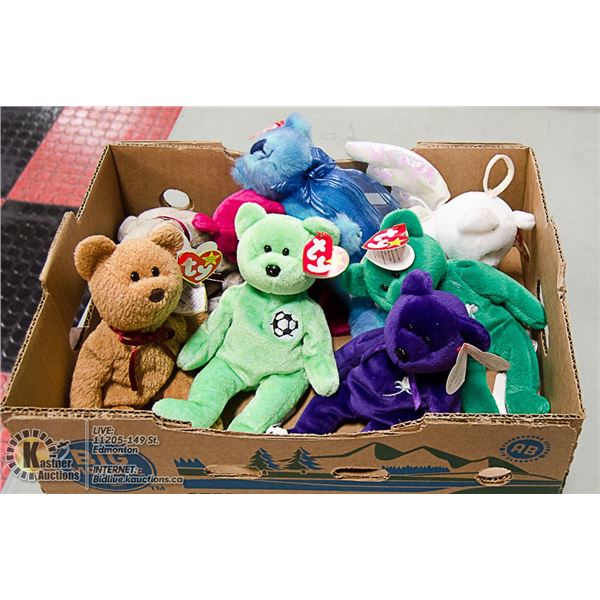 FLAT WITH 8 TY BEARS