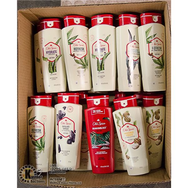 FLAT LOT OF OLD SPICE BODY WASH