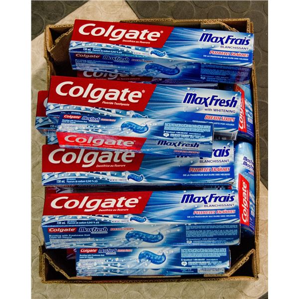 FLAT LOT OF VARIOUS KINDS OF TOOTHPASTE