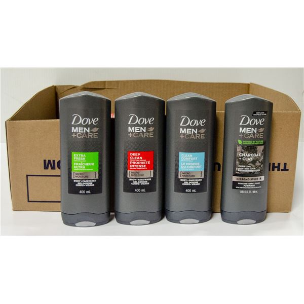 FLAT LOT OF DOVE MENS CARE BODY WASH