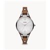 Image 1 : NEW FOSSIL WHITE DIAL BROWN LEATHER STRAP 32MM