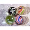 Image 1 : BB Marbles: 4 Handmade Swirls