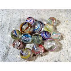 BB Marbles: 14 Handmade Swirls