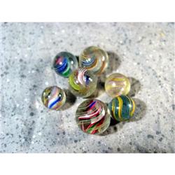 BB Marbles: 7 Handmade Swirls