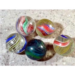 BB Marbles: 5 Handmade Swirls