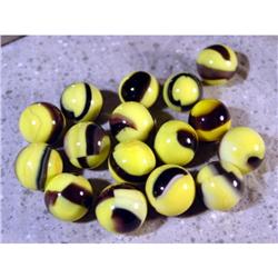 BB Marbles: 16 Marble King Bumblebees