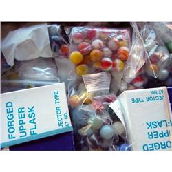 BB Marbles: About 800 Varied Machine Mades