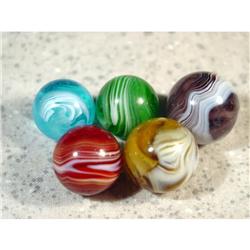 BB Marbles: 5 Peltier Slags Mint