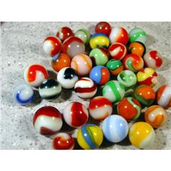 BB Marbles: 36 Akro Agate Corkscrews