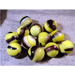 BB Marbles: 12 Marble King Rainbow Bumblebee